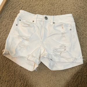 White American Eagle Jean Shorts